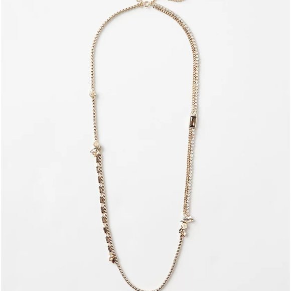 LOFT Stone Chain Necklace - Picture 2 of 9